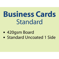 1,000 x Business Cards - 420gsm