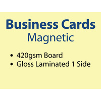 2,000 x Business Cards - Full Magnet