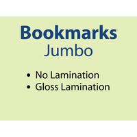 1,000 x Jumbo Bookmarks - 350gsm