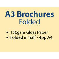 20,000 x A3 Brochures Folded