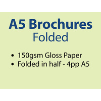 5,000 x A5 Brochures Folded