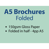 1,000 x A5 Brochures Folded