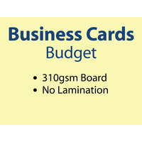 1,000 x Business Cards - 310gsm