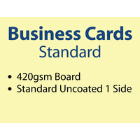 500 x Business Cards - 420gsm 