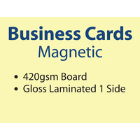250 x Business Cards - Full Magnet
