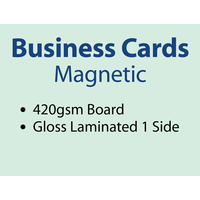 500 x Business Cards - Full Magnet