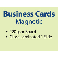 1,000 x Business Cards - Full Magnet