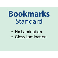 5,000 x Standard Bookmarks - 310gsm