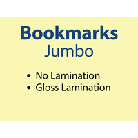 500 x Jumbo Bookmarks - 350gsm