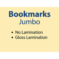 2,000 x Jumbo Bookmarks - 350gsm