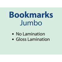 5,000 x Jumbo Bookmarks - 350gsm