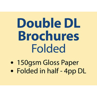 20,000 x Double DL Brochures Folded