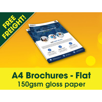 5,000 x A4 Brochures Flat 150gsm - Free Freight