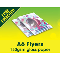 10,000 x A6 Flyers - Free Freight