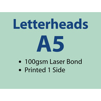 10,000 x A5 Letterheads - 100gsm laser