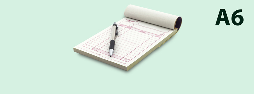 A6 Carbonless Docket Books